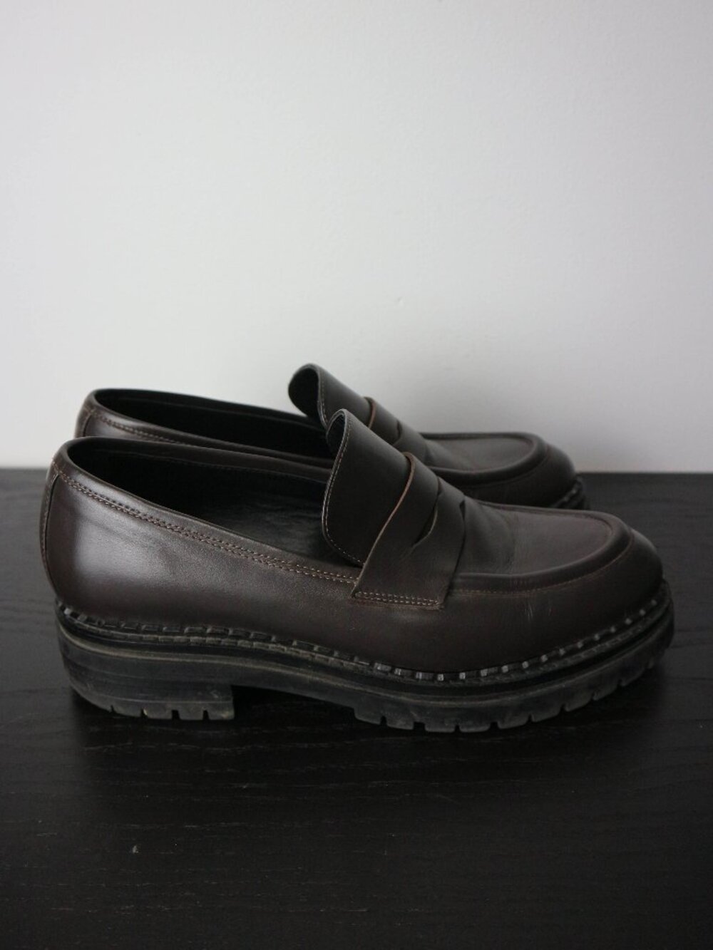 Gravitypope Briella-TMO Deep Brown Loafers Made in Italy Mens 41 US 8
